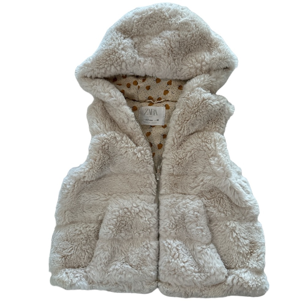 Zara Faux Fur Sherpa Vest